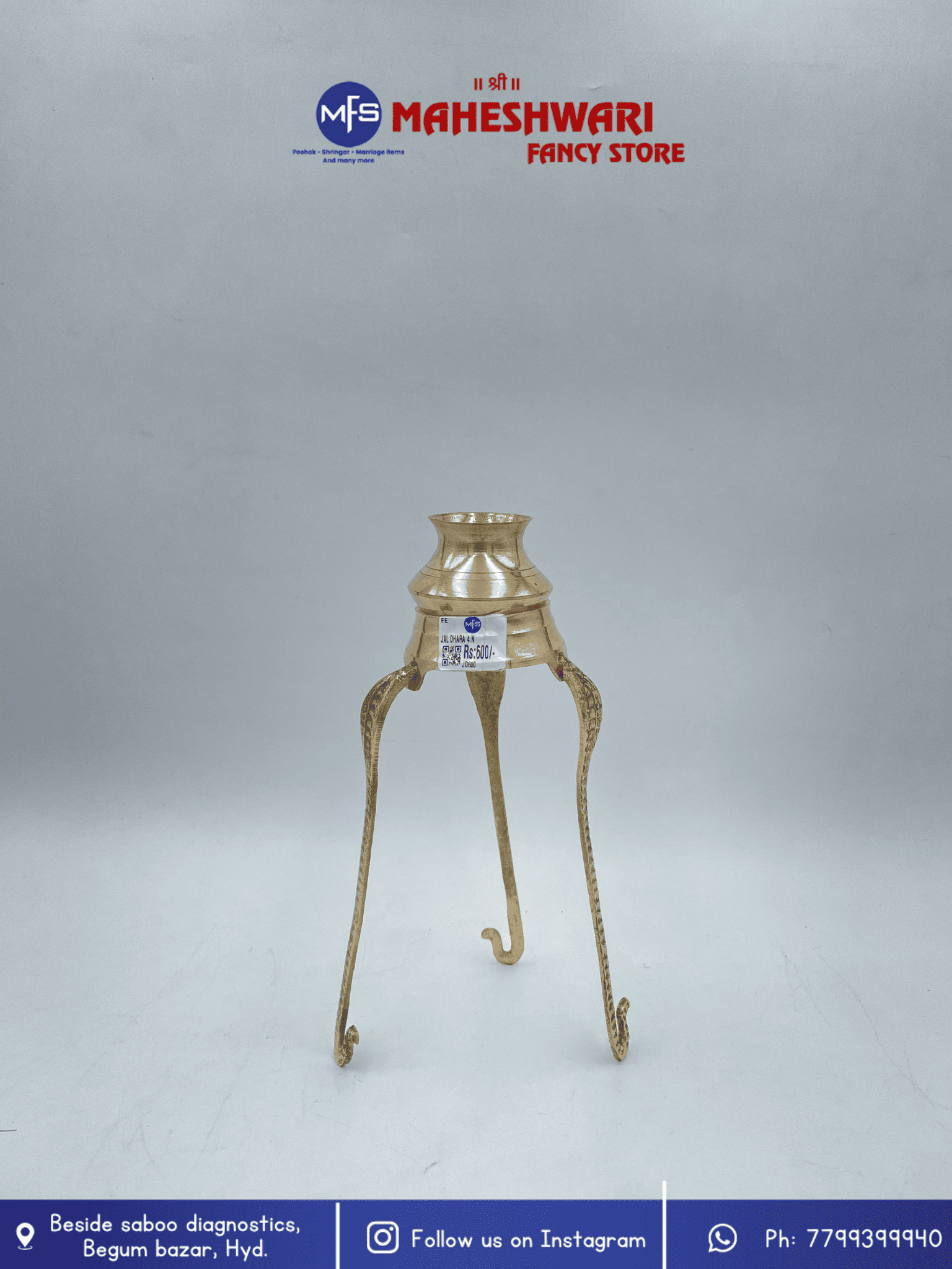 Maheshwari Fancy Store - Shivling Jaldhara size 4